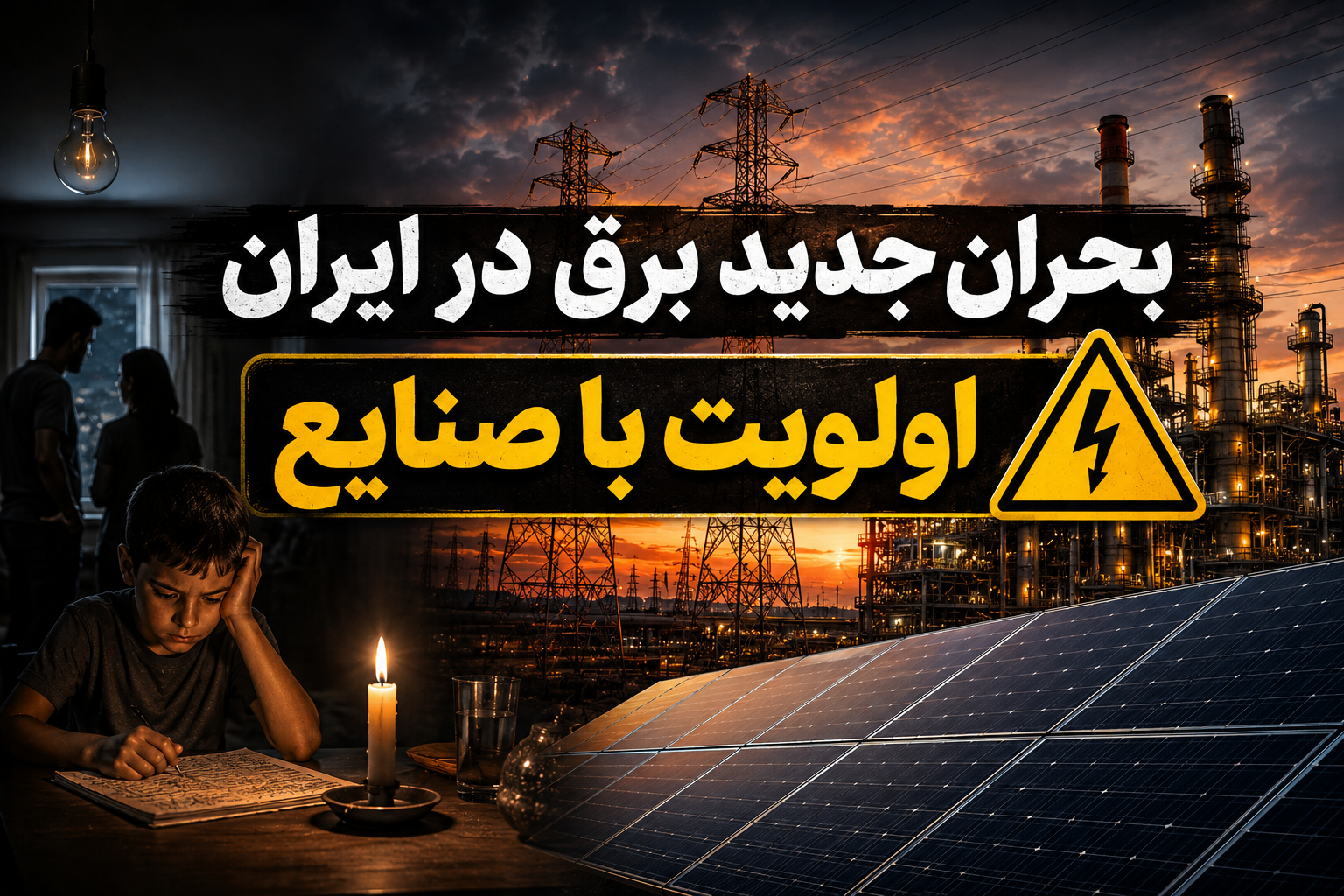 بحران جدید برق در ایران؛ آیا برق خانه‌ها برای صنایع محدود می‌شود؟