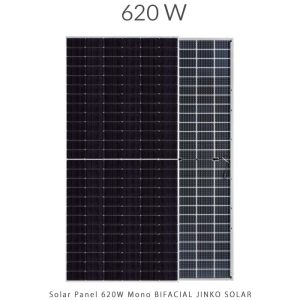 پنل خورشیدی ۶۲۰ وات جینکو سولار (Jinko Solar 620W) - نسخه بایفشیال