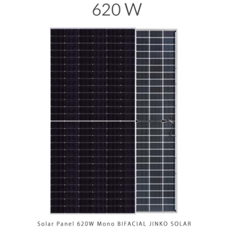 پنل خورشیدی ۶۲۰ وات جینکو سولار (Jinko Solar 620W) - نسخه بایفشیال