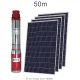 پمپ آب خورشیدی 2 اینچ ارتفاع 50 متر مدل HSP 120-50-7-1-2 برند DIFFUL